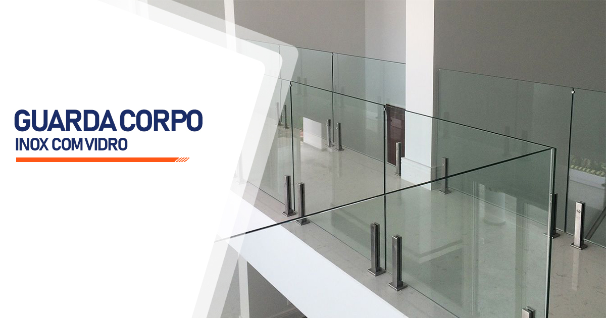 Guarda Corpo de Inox com Vidro  Jundiaí Engordadouro SP